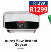 Aures 5kw Instant Geyser