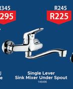 Single Lever Sink Mixer (Under Spout)