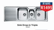 Sink Drop In (Triple)