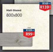 Matt Glazed 800 x 800-Per Sqm
