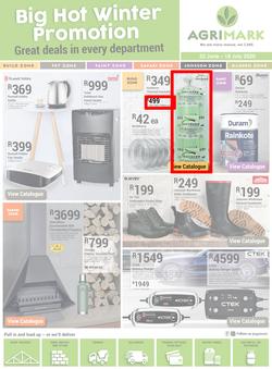 Agrimark : Big Hot Winter Promotion (22 June - 18 July 2020), page 1