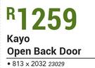 Swartland Kayo Open Back Door-813 x 2032    