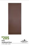 Swartland Kayo Hardboard Door-813 x 2032        