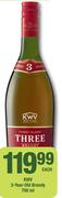KWV 3 year Old Brandy-750ml