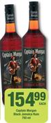 Captain Morgan Black Jamaica Rum-750ml Each