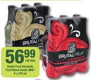 Brutal Fruit Alcoholic Fruit Blend Asstd NRB-6x275ml Per Pack