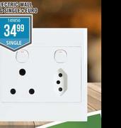 Electric Wall Plug Single + Euro