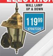 Wall Lamp Up & Down 6704/7226