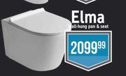 Elma Wall Hung Pan & Seat