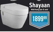 Shayaan Wall Hung Pan & Seat