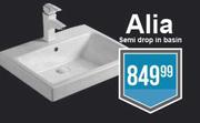 Alia Semi Drop In Basin