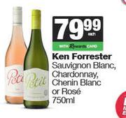 Ken Forrester Sauvignon Blanc, Chardonnay Chenin Blanc Or Rose-750ml