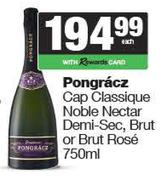 Pongracz Cap Classique Noble Nectar Demi-Sec, Brut Or Brut Rose-750ml Each