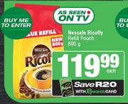 Nescafe Ricoffy Refill Pouch-800g Each
