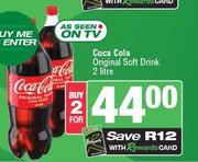 Coca Cola Original Soft Drink-For 2 x 2L