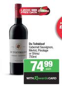 Du Toitskloof Cabernet Sauvignon, Merlot, Pinotage Or Shiraz-750ml Each