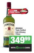 Jameson Triple Distilled Irish Whisky-750ml