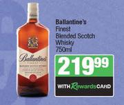 Ballantine's Finest Blended Scotch Whisky-750ml