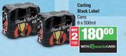 Carling Black Label Cans-For 2 x 6 x 500ml