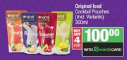 Original Iced Cocktail Pouches-For 4 x 300ml