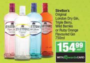 Stretton's Original London Dry Gin,Triple Berry,Wild Berries Or Ruby Orange Flavoured Gin-750ml Each