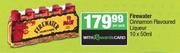 Firewater Cinnamon Flavoured Liqueur-10 x 50ml