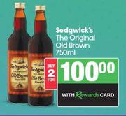 Sedgwick's The Original Old Brown-For 2 x 750ml