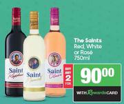 The Saint's Red, White Or Rose-For 2 x 750ml