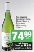 Van Loveren Sauvignon Blanc, Chenin Blanc Or Daydream Chardonnay-750ml Each