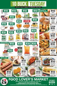 Food Lover's Market KwaZulu-Natal : 10 Buck Tuesday (20 February 2024 Only)