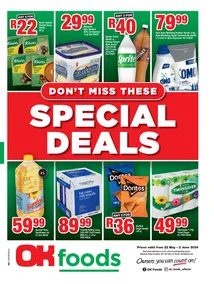 OK Foods Kwa-Zulu Natal : Don't Miss These Days Special Deals (22 May - 02 June 2024)