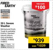 Fired Earth Severe Weather 768601-20Ltr
