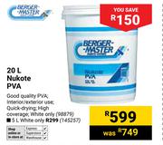 Berger Master Nukote PVA (White Only) 98879-20Ltr