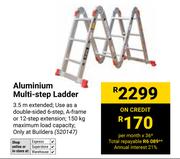 Aluminium Multi-Step Ladder (3.5m Extended) 520147