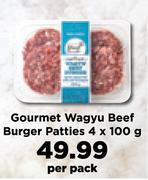 Gourmet Wagyu Beef Burger Patties-4 x 100g Per Pack