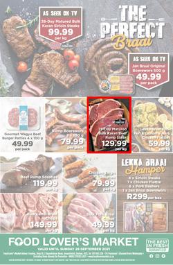 Food Lover's Market KwaZulu Natal - Arbour Crossing : The Perfect Braai (20 September - 26 September 2021), page 1