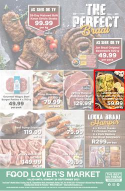 Food Lover's Market KwaZulu Natal - Arbour Crossing : The Perfect Braai (20 September - 26 September 2021), page 1