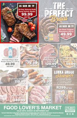 Food Lover's Market KwaZulu Natal - Arbour Crossing : The Perfect Braai (20 September - 26 September 2021), page 1