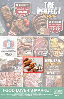 Food Lover's Market KwaZulu Natal - Arbour Crossing : The Perfect Braai (20 September - 26 September 2021), page 1