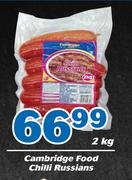 Cambridge Food Chilli Russians-2Kg
