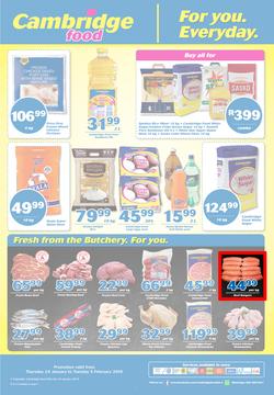 Cambridge Food KZN : January Month End (24 Jan - 5 Feb 2019), page 1