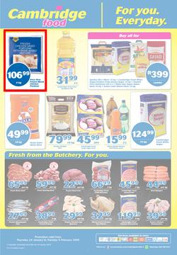 Cambridge Food KZN : January Month End (24 Jan - 5 Feb 2019), page 1