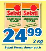 Selati Brown Sugar 2Kg-Each