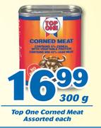 Top One Corned Meat 300g-Each