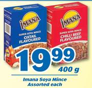 Imana Soya Mince 400g-Each