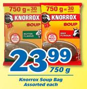 Knorrox Soup Bag 750g-Each