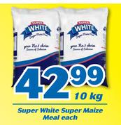 Super White Super Maize Meal 10Kg-Each