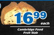 Cambridge Food Fruit Slab-Each