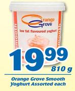 Orange Grove Smooth Yoghurt 810g-Each