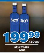 Skyy Vodka 750ml-Each